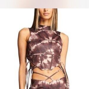 I am Gia Women's Tie-Dye Sleeveless Top